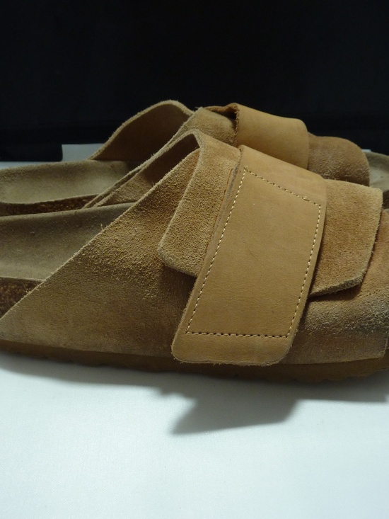 Birkenstock Kyoto Sandals Mens 43 US 10 WHEAT Slide On Made in Germany main image 11